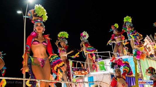2015 Havana Carnivals in Vedado at Havana Seafront, Cuba